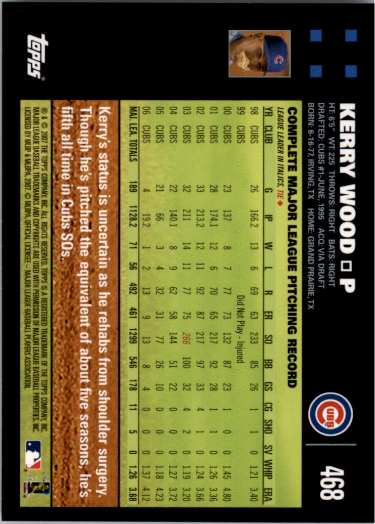 A0058- 2007 Topps Baseball Cards 247-491 +Rookies -You Pick- 15+ FREE US SHIP - Picture 390 of 434