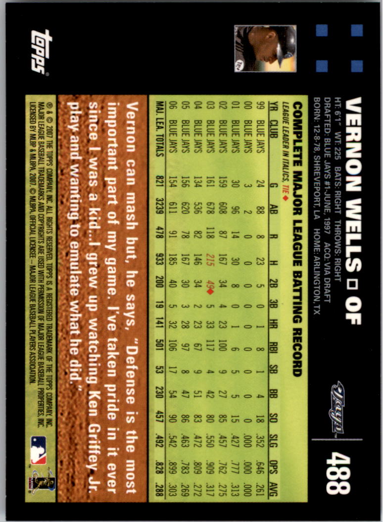2007 Topps Baseball (Pick Card From List 247-491) C78 04-24 - Picture 373 of 377