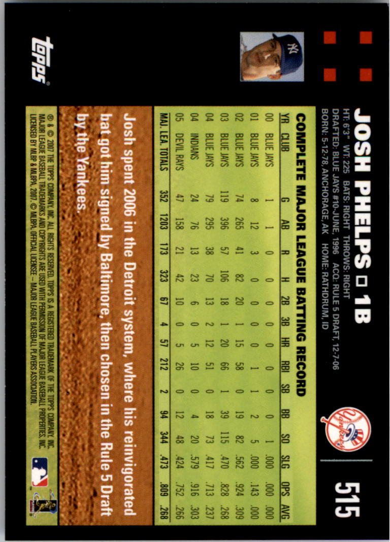 A0058- 2007 Topps Baseball Karten 492-661 + Einsätze -du Pick- 15 + Gratis US - Bild 45 von 317