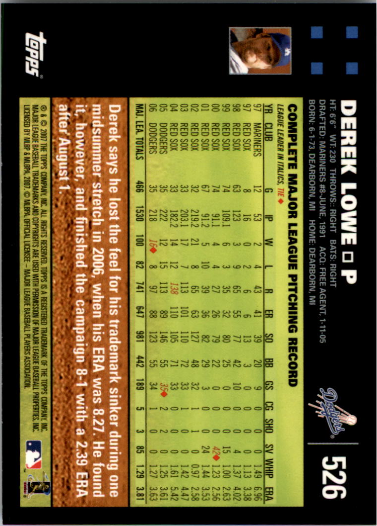 A0058- 2007 Topps Baseball Karten 492-661 + Einsätze -du Pick- 15 + Gratis US - Bild 65 von 317
