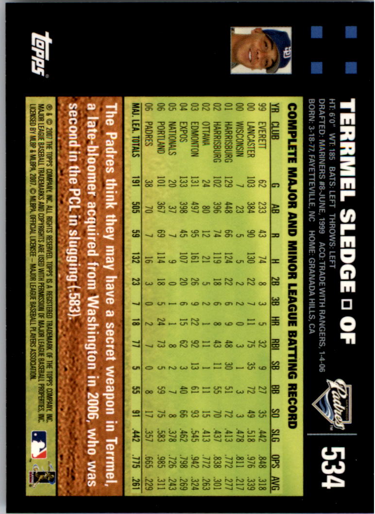 A0058- 2007 Topps Baseball Karten 492-661 + Einsätze -du Pick- 15 + Gratis US - Bild 81 von 317