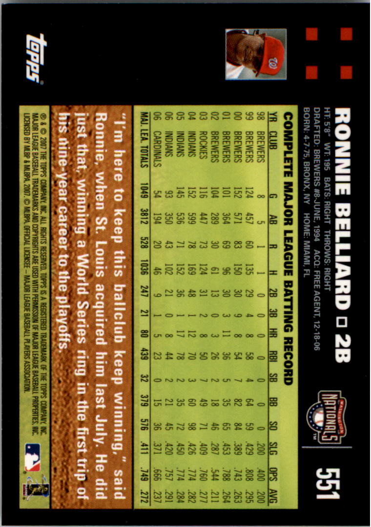A0058- 2007 Topps Baseball Karten 492-661 + Einsätze -du Pick- 15 + Gratis US - Bild 115 von 317