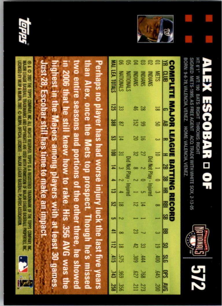 A0058- 2007 Topps Baseball Karten 492-661 + Einsätze -du Pick- 15 + Gratis US - Bild 153 von 317
