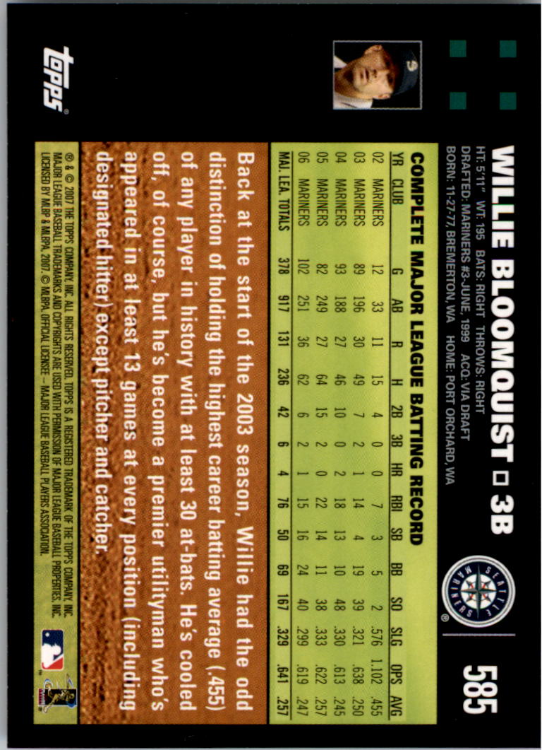 A0058- 2007 Topps Baseball Karten 492-661 + Einsätze -du Pick- 15 + Gratis US - Bild 177 von 317