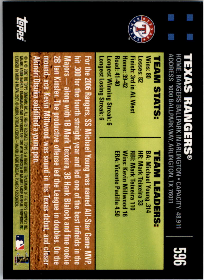 A0058- 2007 Topps Baseball Karten 492-661 + Einsätze -du Pick- 15 + Gratis US - Bild 199 von 317