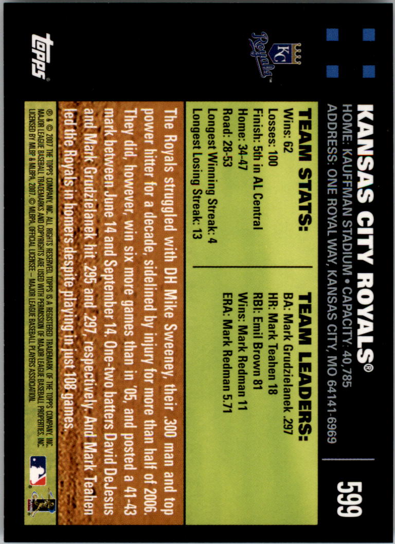 A0058- 2007 Topps Baseball Karten 492-661 + Einsätze -du Pick- 15 + Gratis US - Bild 205 von 317