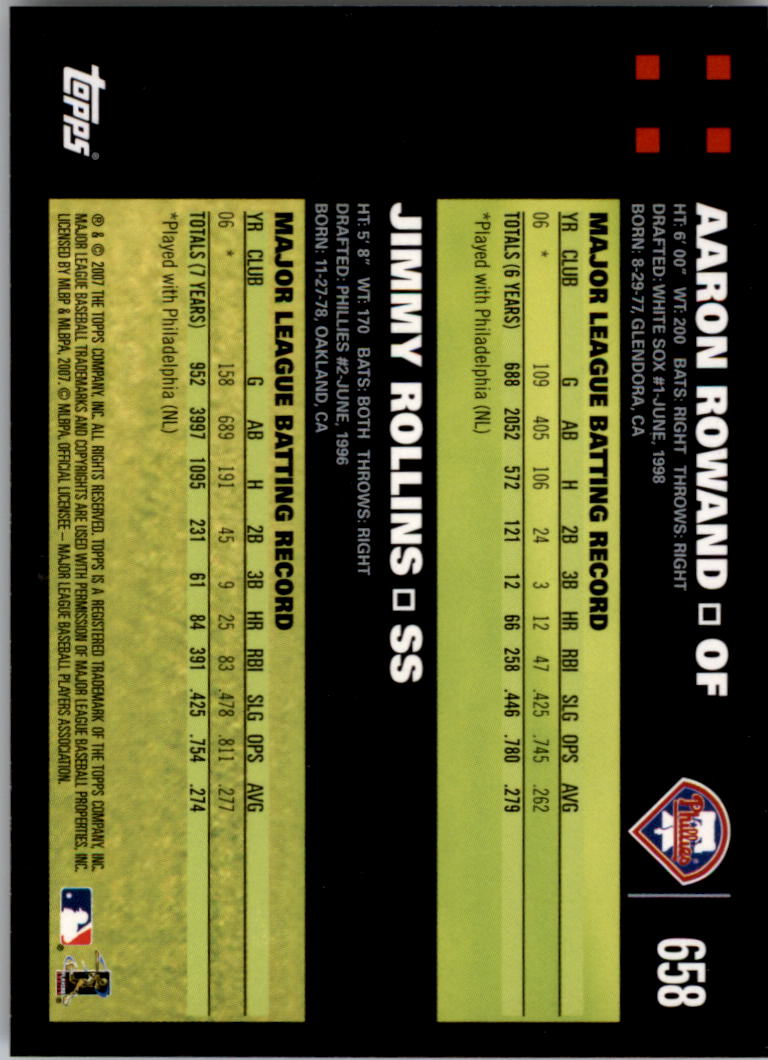 A0058- 2007 Topps Baseball Karten 492-661 + Einsätze -du Pick- 15 + Gratis US - Bild 315 von 317