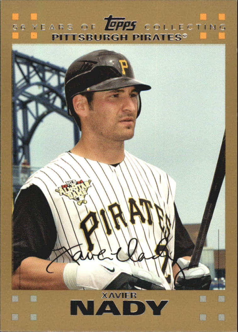 2007 (PIRATES) Topps Gold #473 Xavier Nady/2007