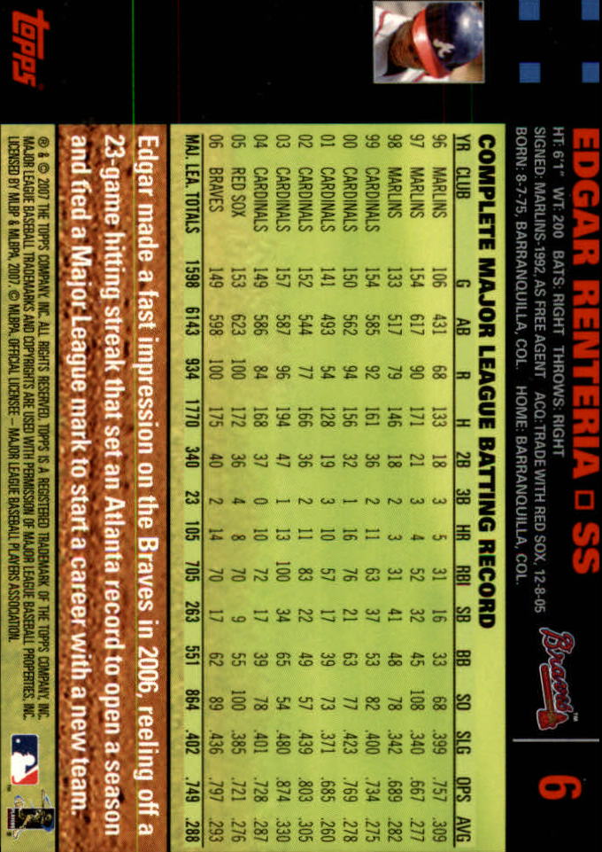 B4549- 2007 Topps Rot Rücken BB Karten 1-250 Parallel -du Pick- 15 + Kostenlose - Bild 13 von 493
