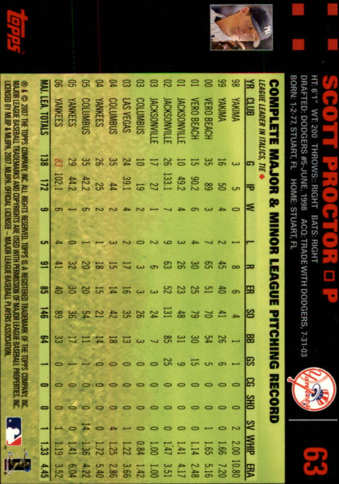 B4549- 2007 Topps Rot Rücken BB Karten 1-250 Parallel -du Pick- 15 + Kostenlose - Bild 123 von 493