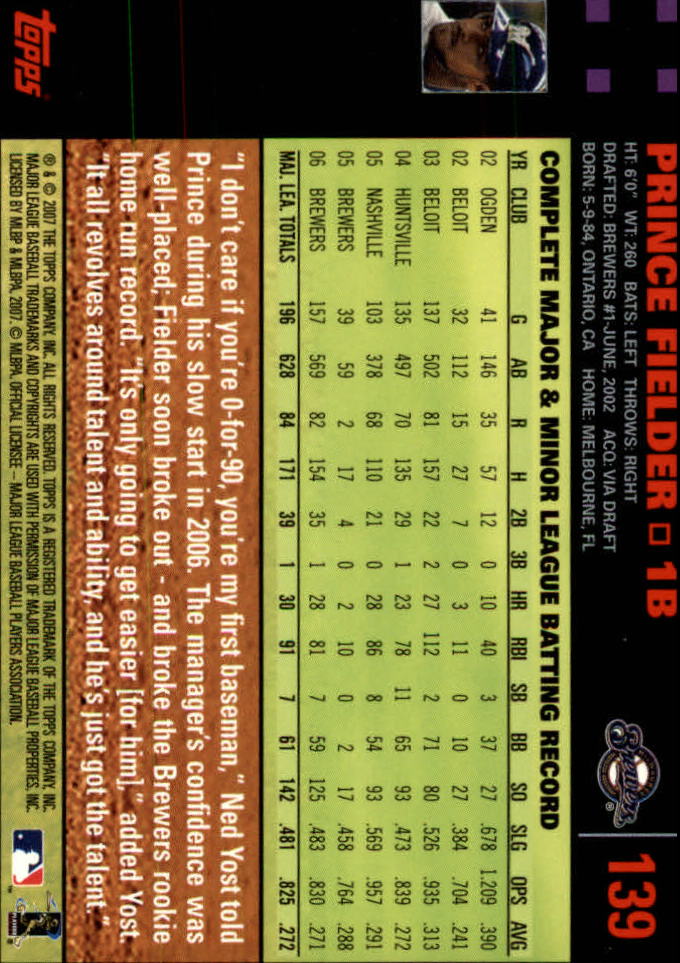 B4549- 2007 Topps Rot Rücken BB Karten 1-250 Parallel -du Pick- 15 + Kostenlose - Bild 275 von 493