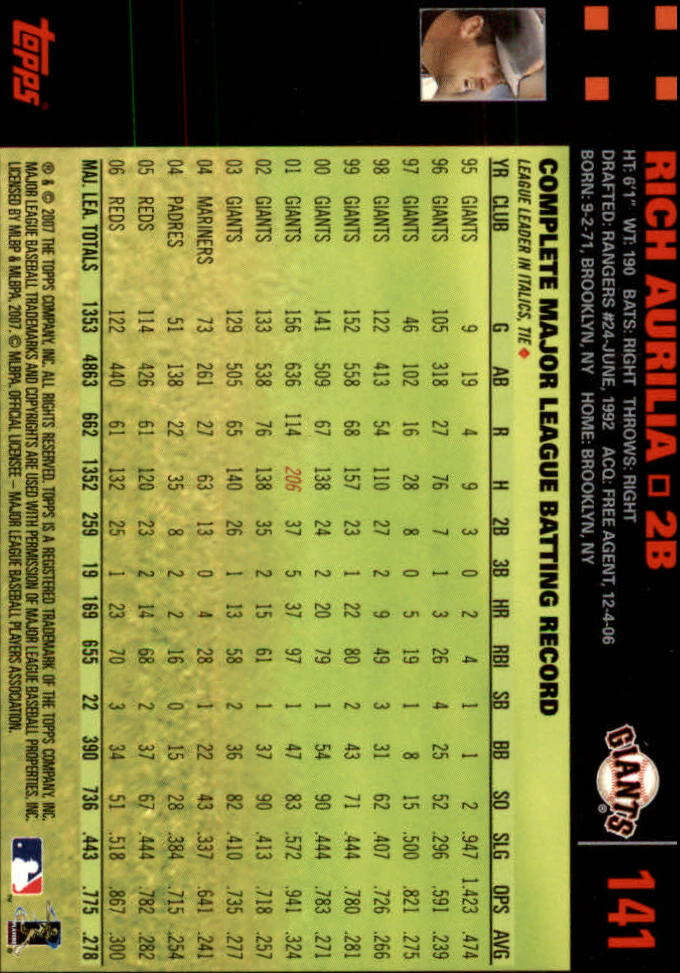 B4549- 2007 Topps Rot Rücken BB Karten 1-250 Parallel -du Pick- 15 + Kostenlose - Bild 279 von 493