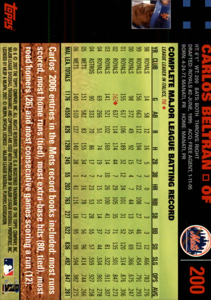 B4549- 2007 Topps Rot Rücken BB Karten 1-250 Parallel -du Pick- 15 + Kostenlose - Bild 395 von 493