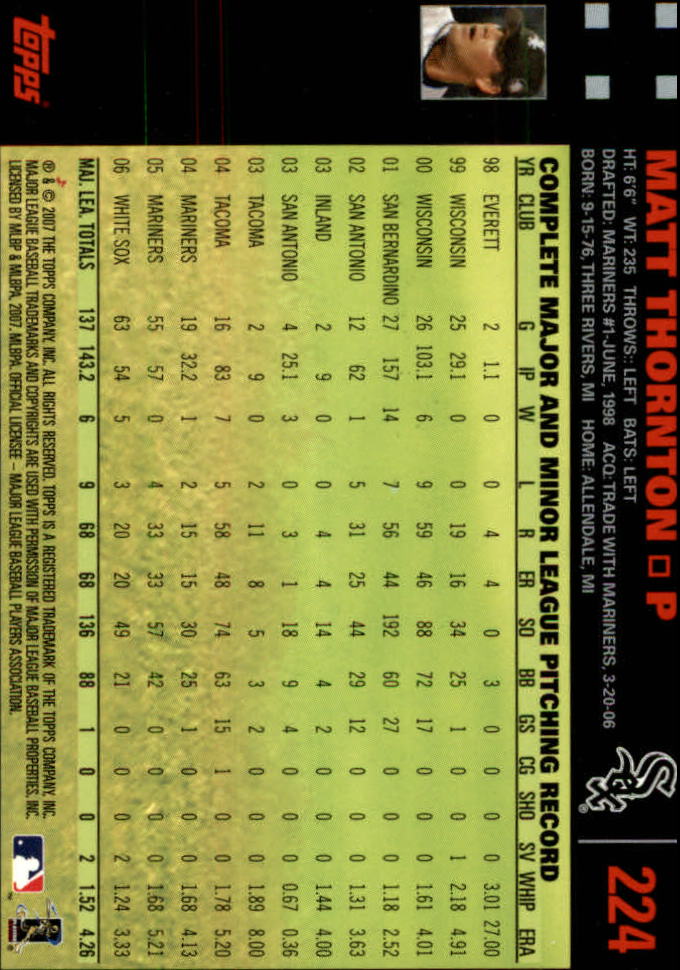 B4549- 2007 Topps Rot Rücken BB Karten 1-250 Parallel -du Pick- 15 + Kostenlose - Bild 441 von 493