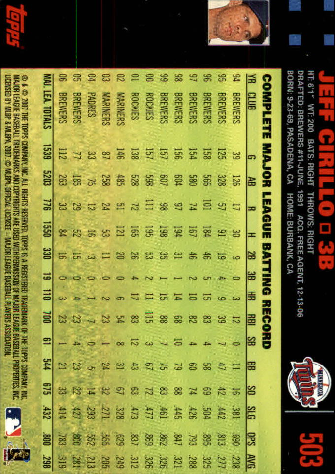 B4549- 2007 Topps Rot Rücken BB # S 501-660 Parallels -du Pick- 15 + Kostenlose - Bild 7 von 313