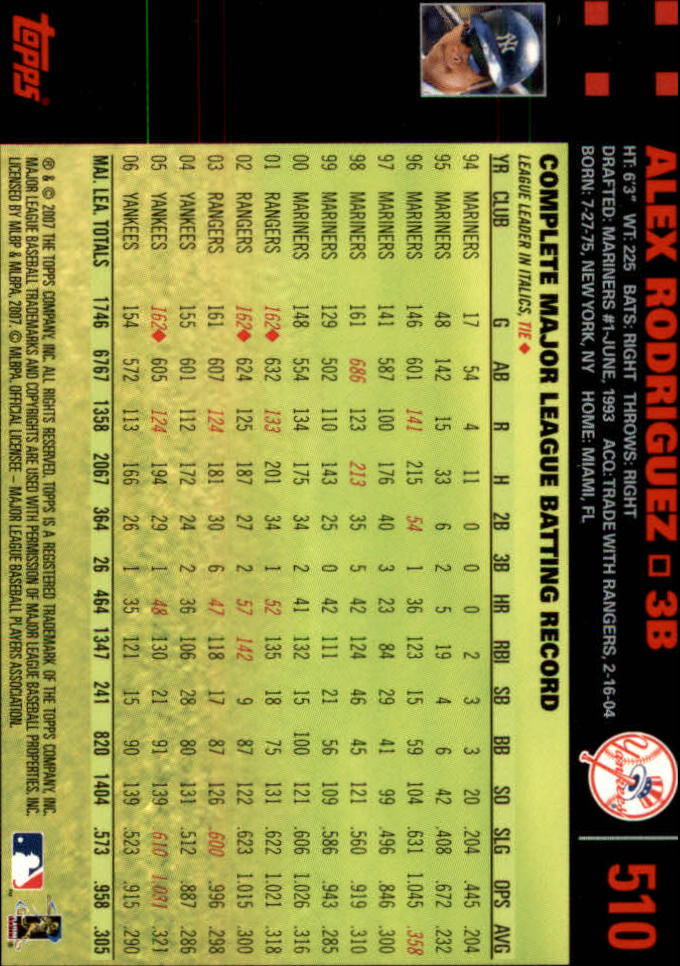 B4549- 2007 Topps Rot Rücken BB # S 501-660 Parallels -du Pick- 15 + Kostenlose - Bild 21 von 313