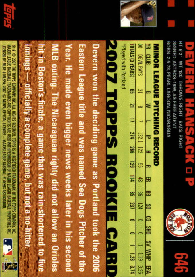 B4549- 2007 Topps Rot Rücken BB # S 501-660 Parallels -du Pick- 15 + Kostenlose - Bild 287 von 313