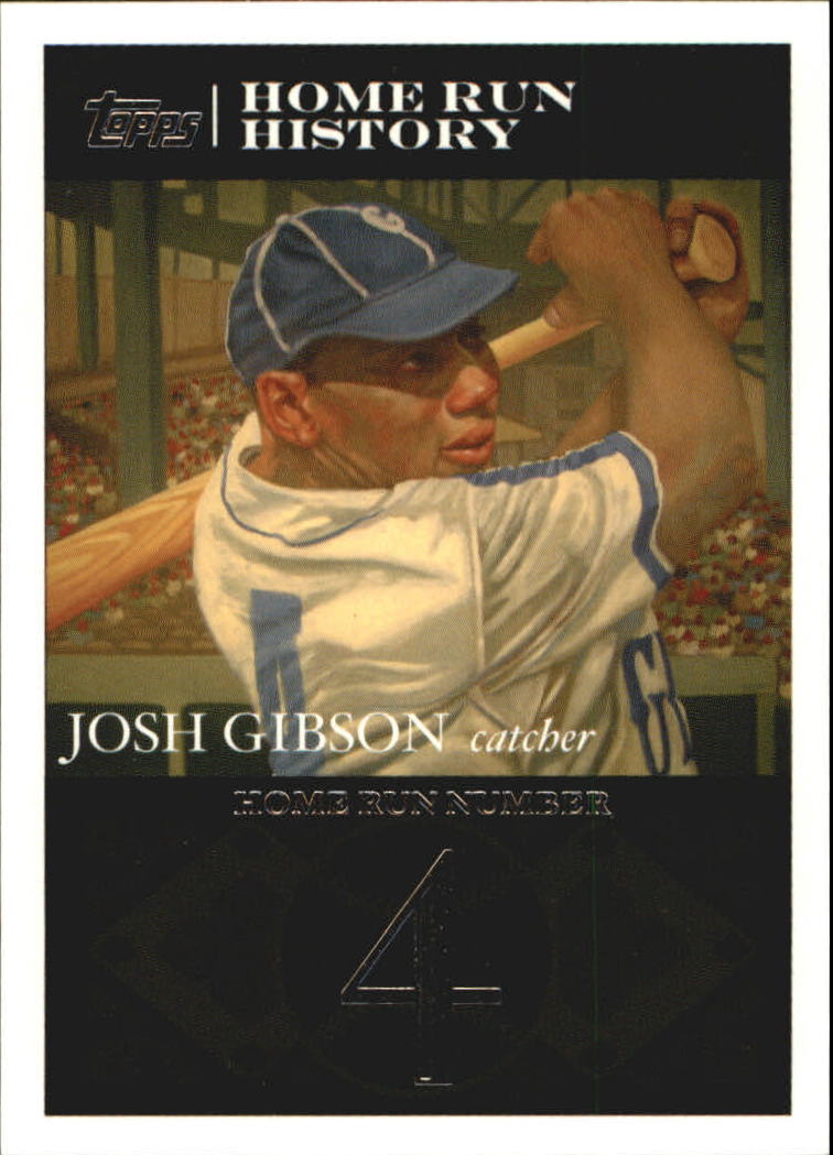 2007 Topps Gibson Home Run History #JG4 Josh Gibson