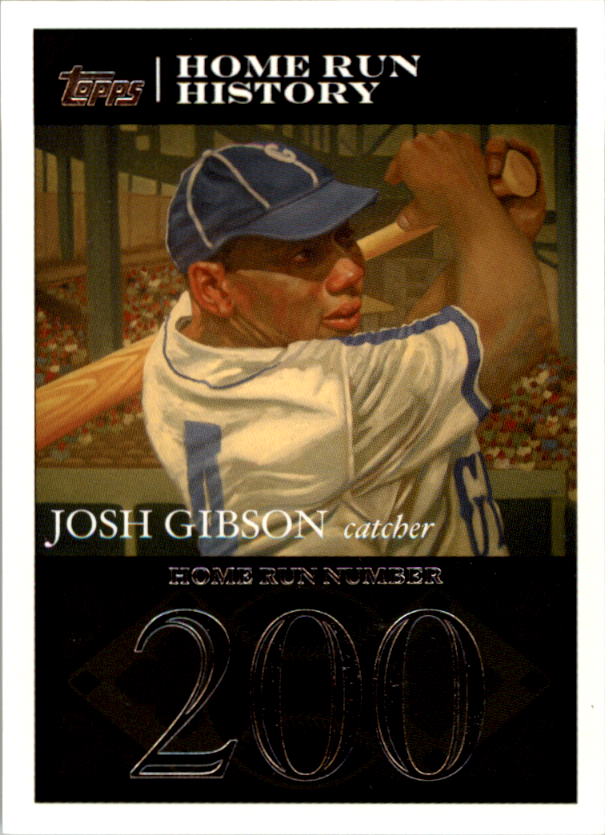 2007 Topps Gibson Home Run History #JG28 Josh Gibson