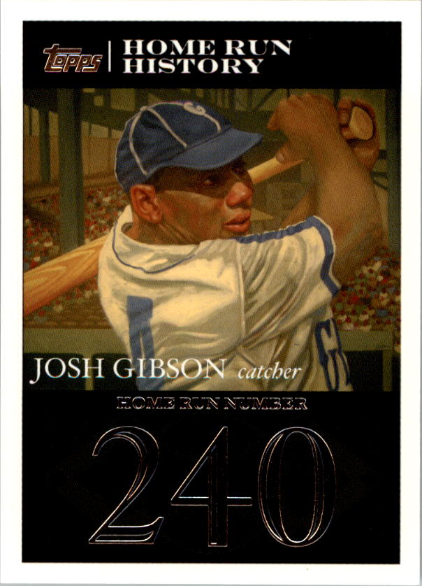 2007 Topps Gibson Home Run History #JG33 Josh Gibson
