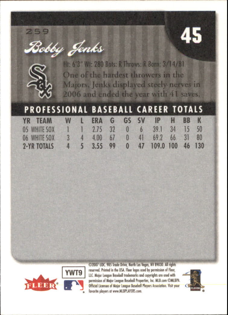 A1724- 2007 Fleer Baseball Cards 251-400 +Inserts -You Pick- 15+ FREE US SHIP - Picture 19 of 327