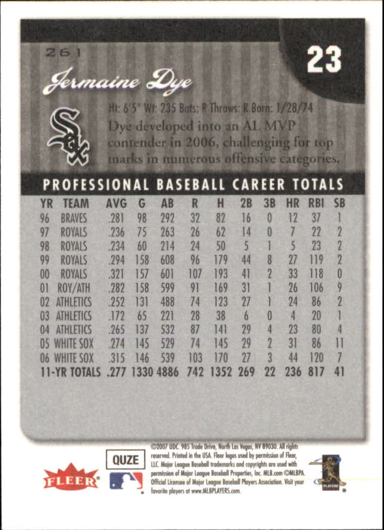 A1724- 2007 Fleer Baseball Cards 251-400 +Inserts -You Pick- 15+ FREE US SHIP - Picture 23 of 327