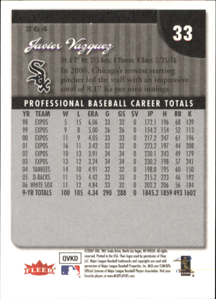 A1724- 2007 Fleer Baseball Cards 251-400 +Inserts -You Pick- 15+ FREE US SHIP - Picture 29 of 327