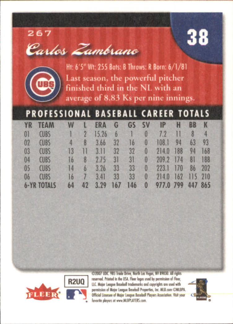 A1724- 2007 Fleer Baseball Cards 251-400 +Inserts -You Pick- 15+ FREE US SHIP - Picture 35 of 327