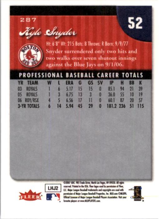 A1724- 2007 Fleer Baseball Cards 251-400 +Inserts -You Pick- 15+ FREE US SHIP - Picture 71 of 327