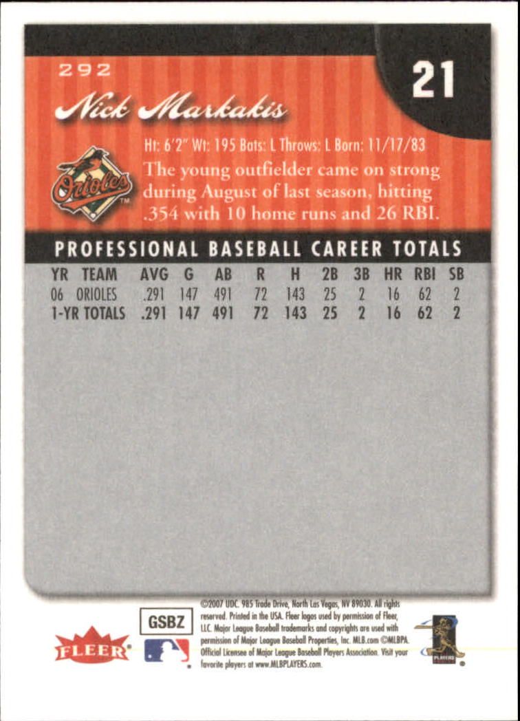 A1724- 2007 Fleer Baseball Cards 251-400 +Inserts -You Pick- 15+ FREE US SHIP - Picture 81 of 327