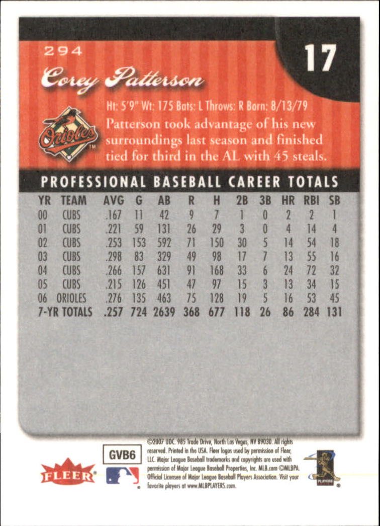 A1724- 2007 Fleer Baseball Cards 251-400 +Inserts -You Pick- 15+ FREE US SHIP - Picture 85 of 327