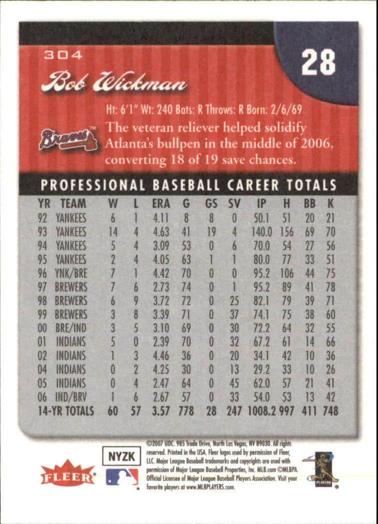 A1724- 2007 Fleer Baseball Cards 251-400 +Inserts -You Pick- 15+ FREE US SHIP - Picture 105 of 327