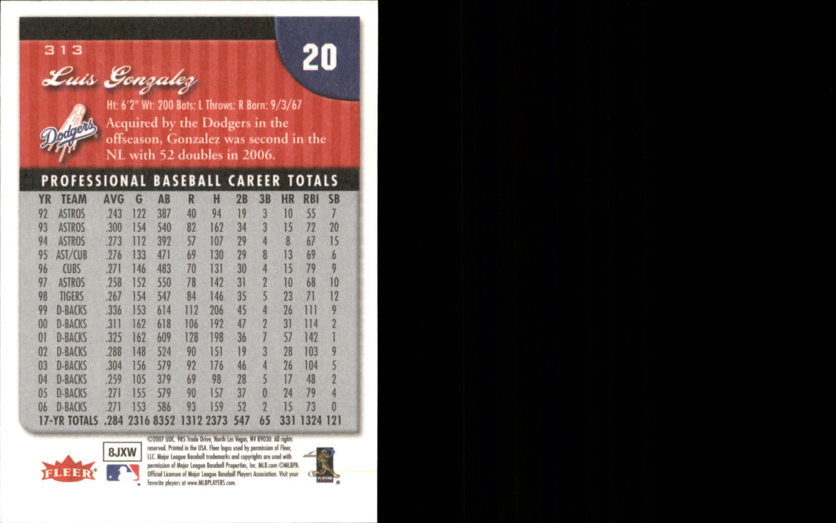A1724- 2007 Fleer Baseball Cards 251-400 +Inserts -You Pick- 15+ FREE US SHIP - Picture 123 of 327