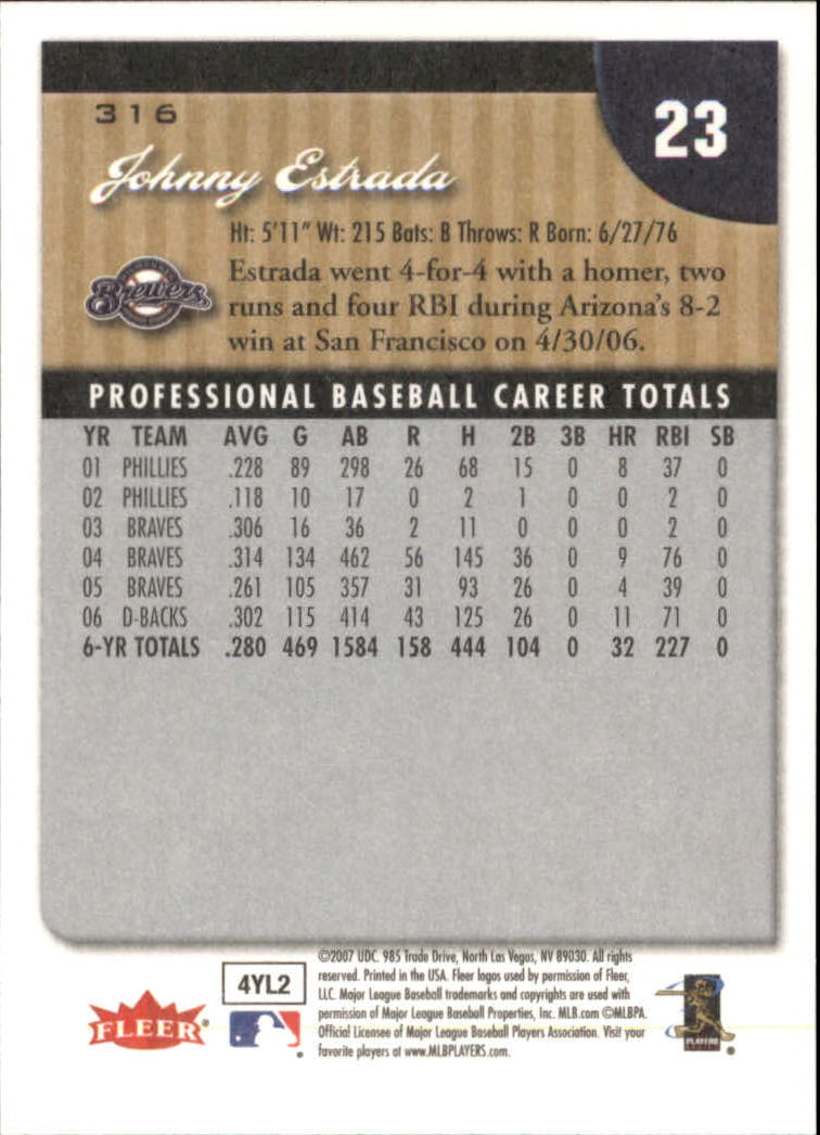 A1724- 2007 Fleer Baseball Cards 251-400 +Inserts -You Pick- 15+ FREE US SHIP - Picture 129 of 327