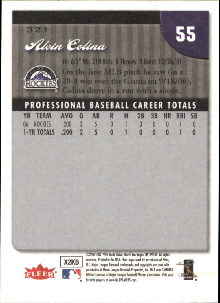 A1724- 2007 Fleer Baseball Cards 251-400 +Inserts -You Pick- 15+ FREE US SHIP - Picture 139 of 327