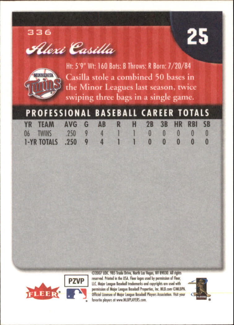 A1724- 2007 Fleer Baseball Cards 251-400 +Inserts -You Pick- 15+ FREE US SHIP - Picture 169 of 327