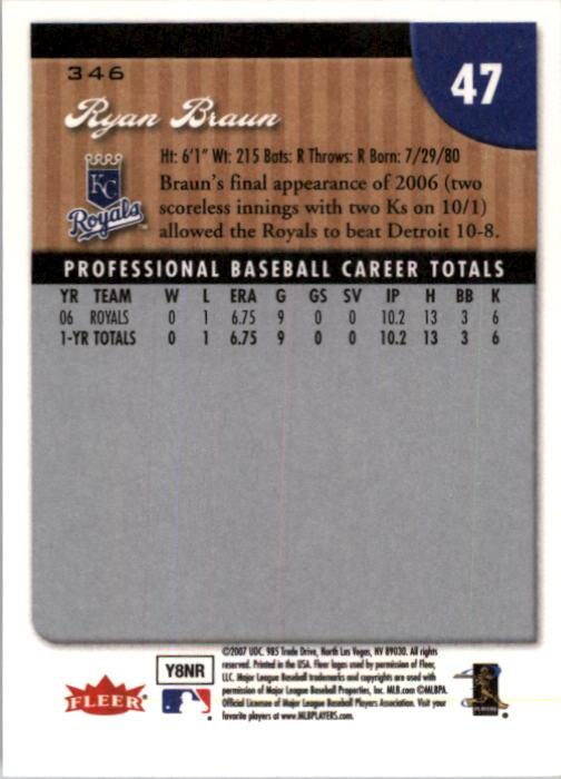 A1724- 2007 Fleer Baseball Cards 251-400 +Inserts -You Pick- 15+ FREE US SHIP - Picture 189 of 327