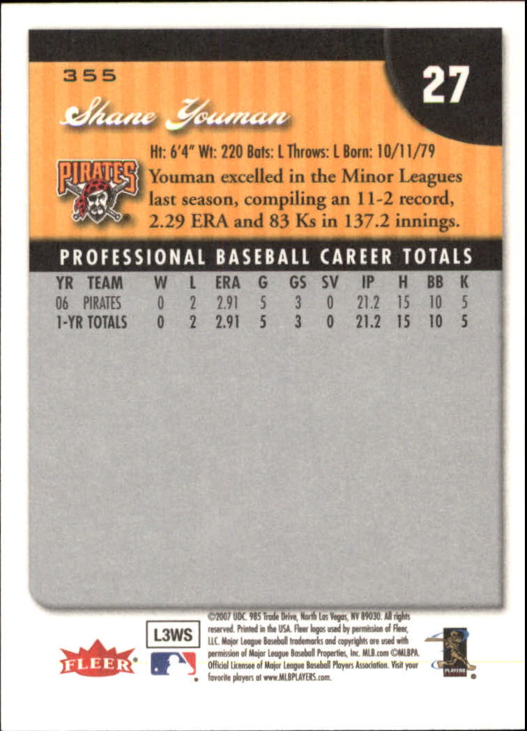 A1724- 2007 Fleer Baseball Cards 251-400 +Inserts -You Pick- 15+ FREE US SHIP - Picture 207 of 327