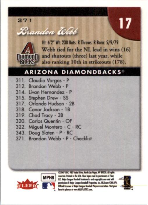 A1724- 2007 Fleer Baseball Cards 251-400 +Inserts -You Pick- 15+ FREE US SHIP - Picture 239 of 327