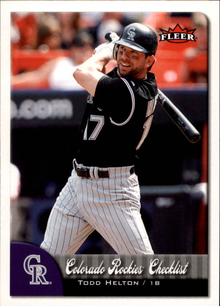 2007 Fleer #379 Todd Helton CL