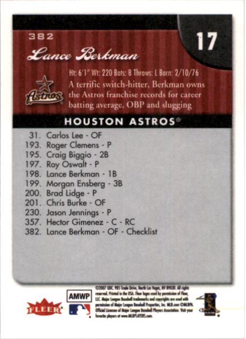 A1724- 2007 Fleer Baseball Cards 251-400 +Inserts -You Pick- 15+ FREE US SHIP - Picture 257 of 327