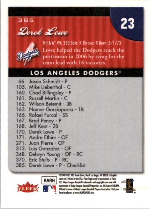 A1724- 2007 Fleer Baseball Cards 251-400 +Inserts -You Pick- 15+ FREE US SHIP - Picture 263 of 327