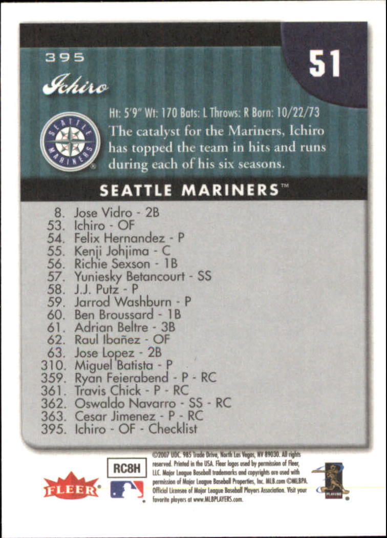 A1724- 2007 Fleer Baseball Cards 251-400 +Inserts -You Pick- 15+ FREE US SHIP - Picture 283 of 327