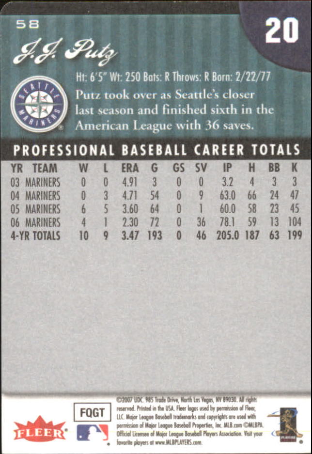 2007 Fleer Baseball "Mini Die Cuts" Parallel Cards - Picture 6 of 54