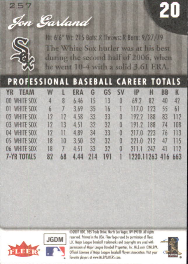 2007 Fleer Baseball "Mini Die Cuts" Parallel Cards - Picture 44 of 54