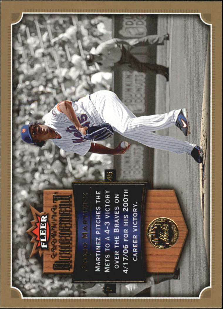 2007 Fleer Baseball "Crowning Achievement" Insert Cards - Picture 12 of 21