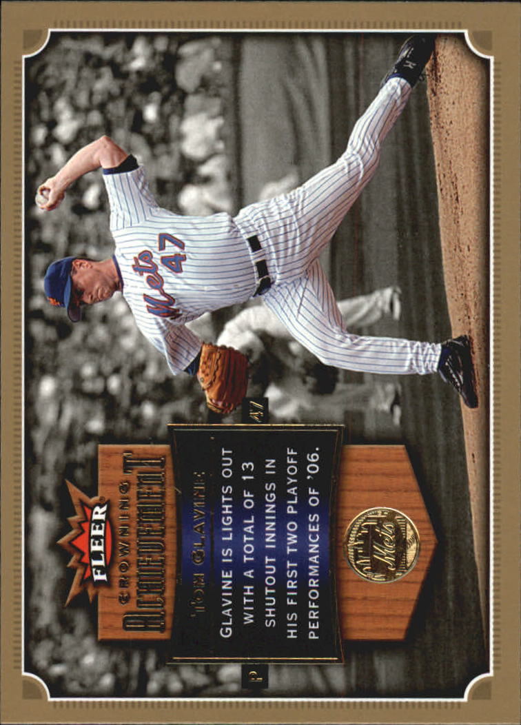 2007 Fleer Baseball "Crowning Achievement" Insert Cards - Picture 18 of 21