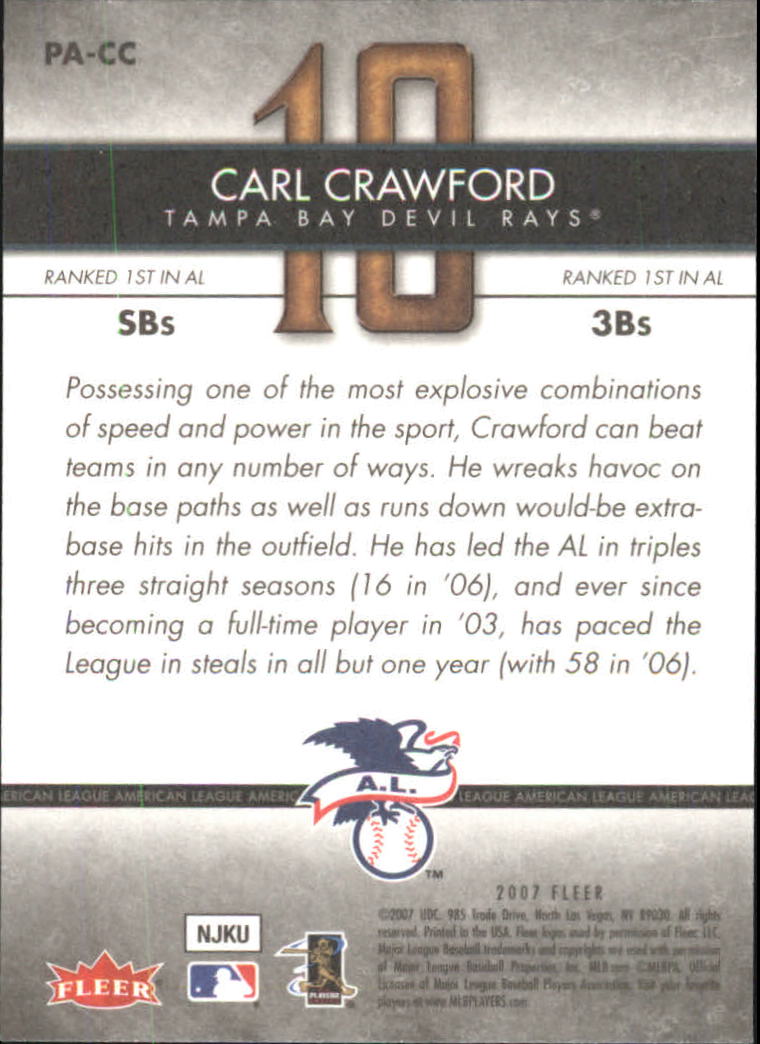 2007 Fleer Baseball "Perfect 10" Insert Cards - Picture 7 of 19