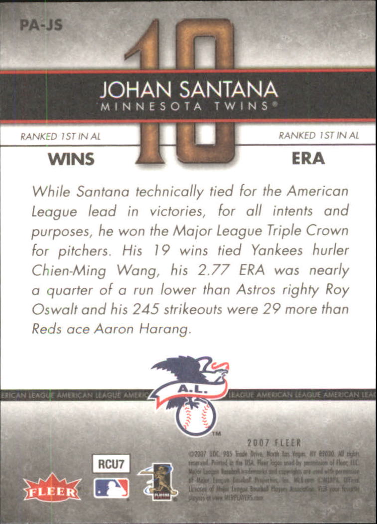2007 Fleer Baseball "Perfect 10" Insert Cards - Picture 11 of 19