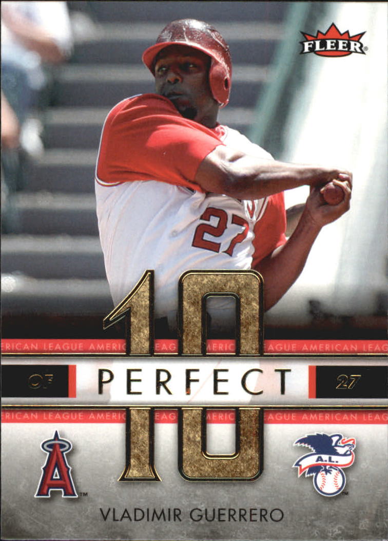 2007 Fleer Baseball "Perfect 10" Insert Cards - Picture 18 of 19